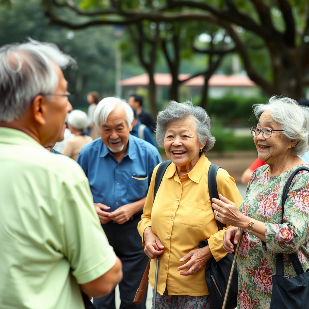Người cao tuổi tham gia hoạt động cộng đồng tại Việt Nam